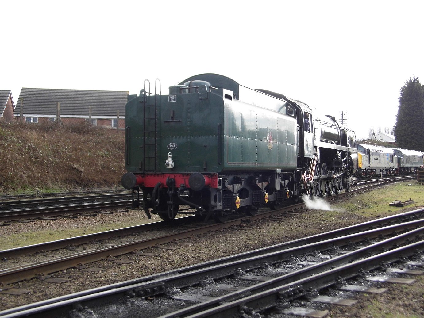 Smokebox number of 60008 Dwight D. Eisenhower, Sat 28/12/2013. 