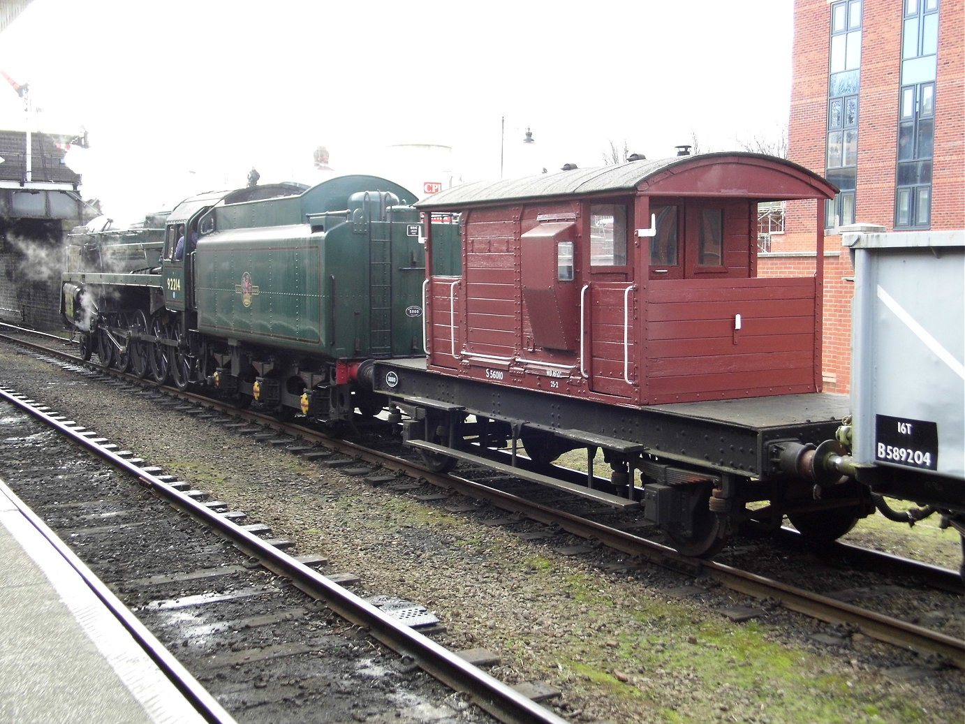 Nameplates for A4 60011 Empire of India and A2 60500 Edward Thompson, Sat 28/12/2013. 