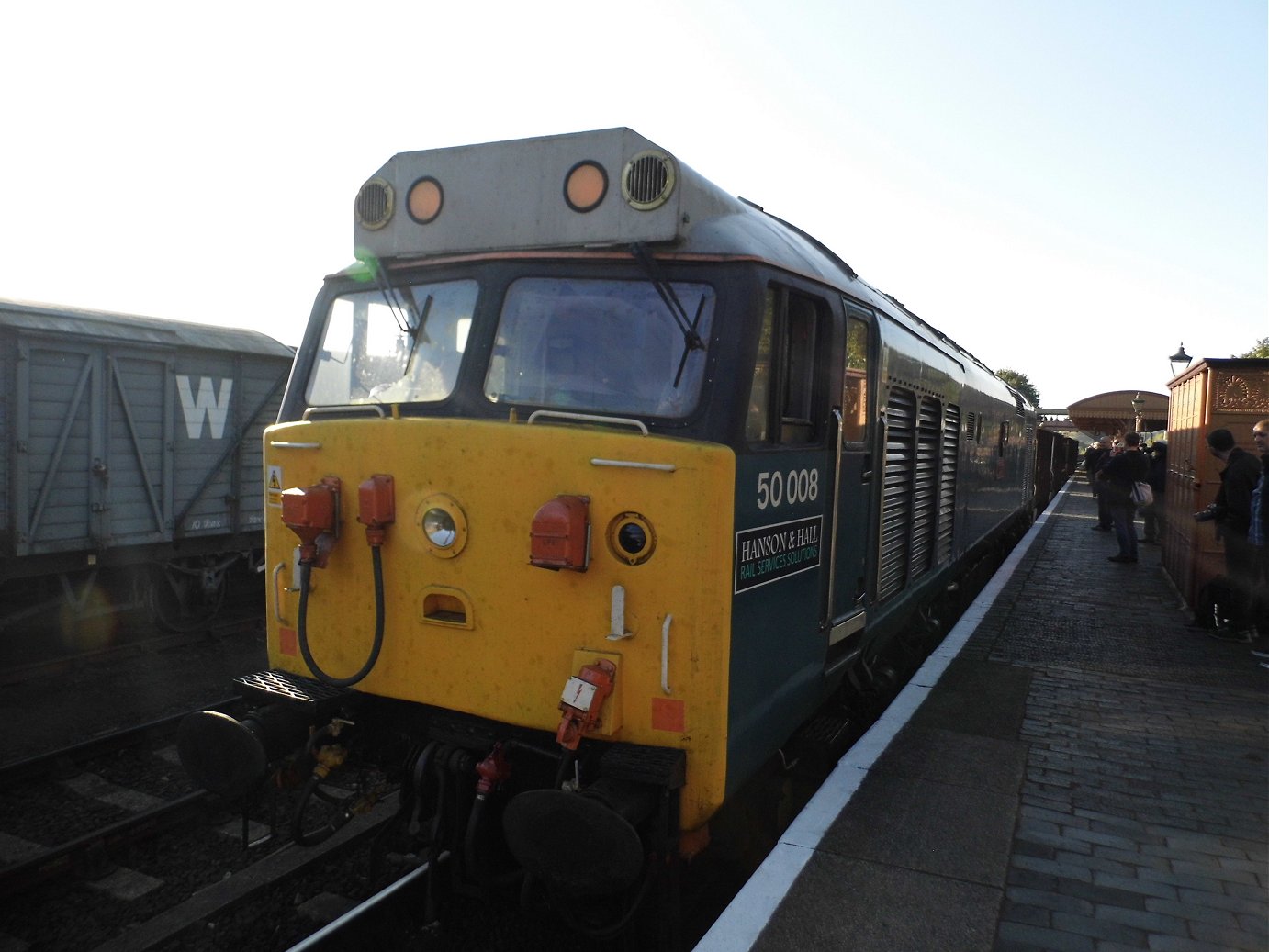 Cab of 60008 Dwight D. Eisenhower, Sat 28/12/2013. 