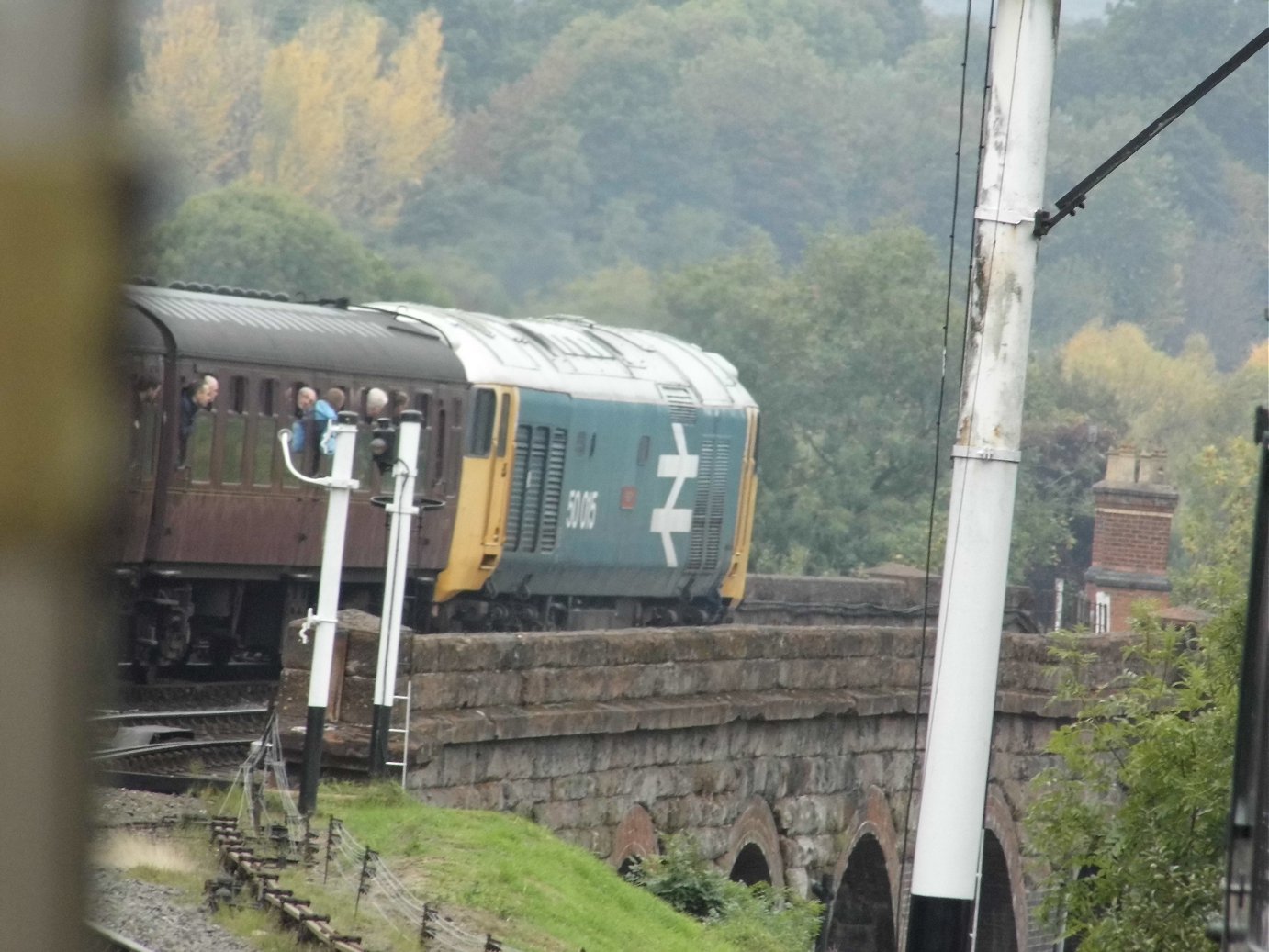 Cab of 60008 Dwight D. Eisenhower, Sat 28/12/2013. 