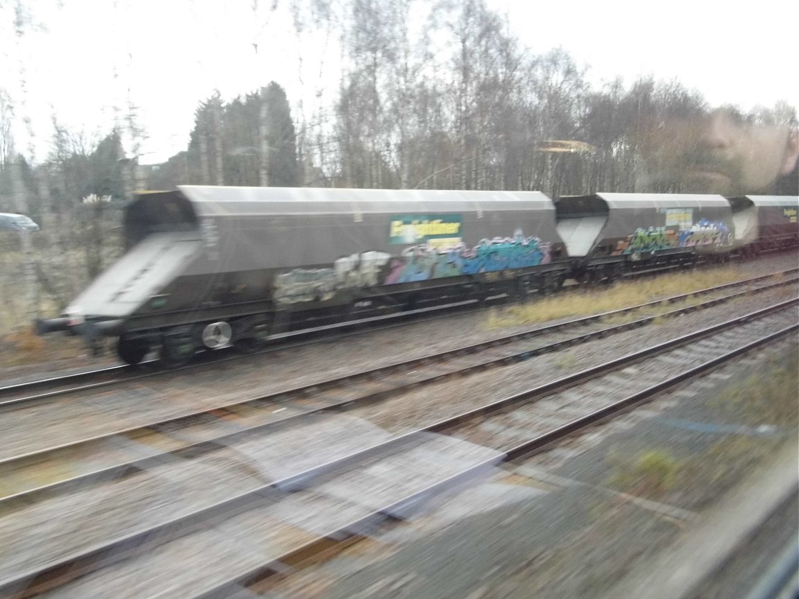 Nameplates for A4 60011 Empire of India and A2 60500 Edward Thompson, Sat 28/12/2013. 