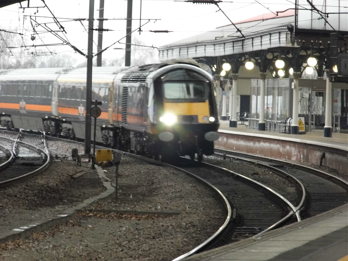 Cab of 60008 Dwight D. Eisenhower, Sat 28/12/2013. 