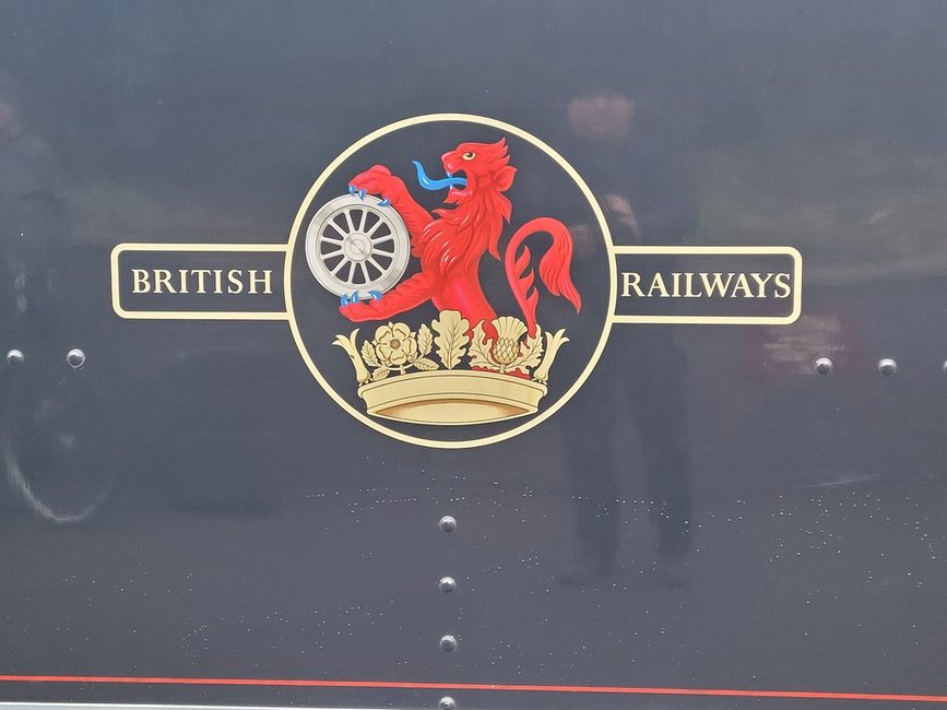 Nameplates for A4 60011 Empire of India and A2 60500 Edward Thompson, Sat 28/12/2013. 