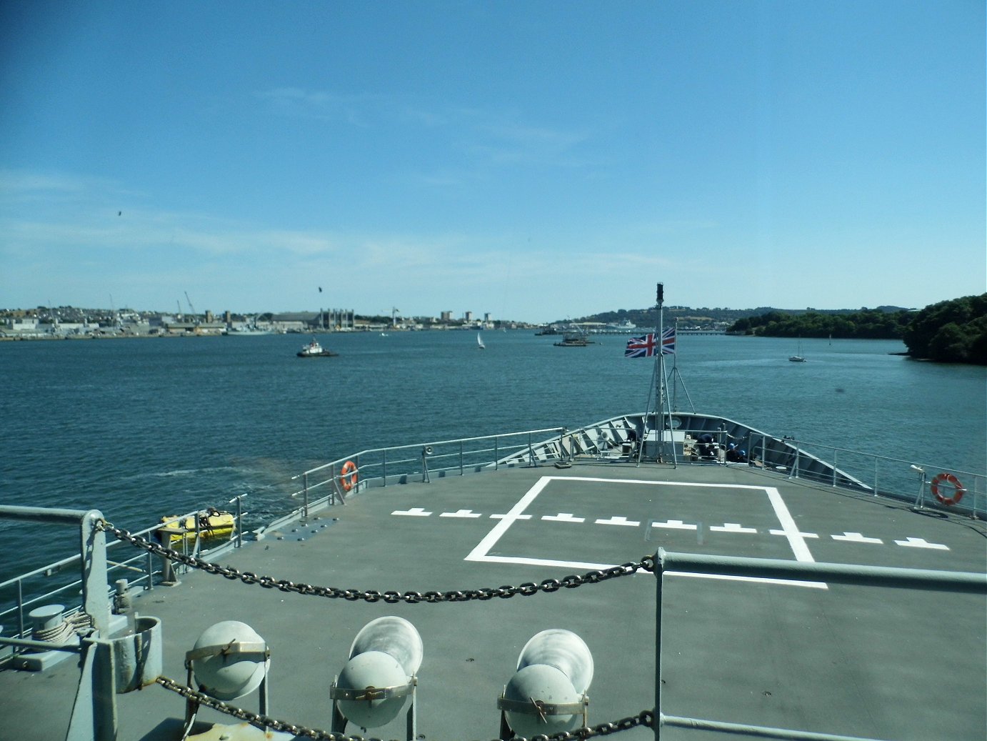 HMS Enterprise, Devonport, Plymouth. Wednesday 25/07/2018 