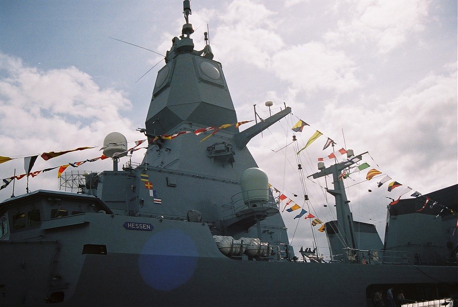 F221 Hessen, F124 Sachsen class, Navy Days, Devonport 2006. 