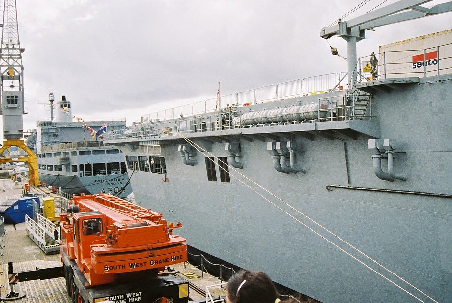 Assault ship L14 H.M.S. Albion at Plymouth Navy Days 2006.