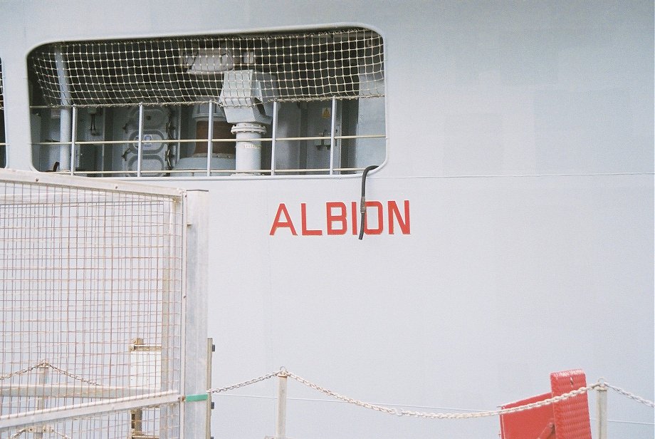 Assault ship L14 H.M.S. Albion at Plymouth Navy Days 2006.