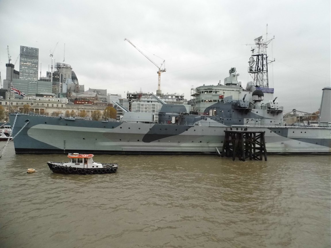 HMS belfast, London, Thursday 16/11/2017.. 