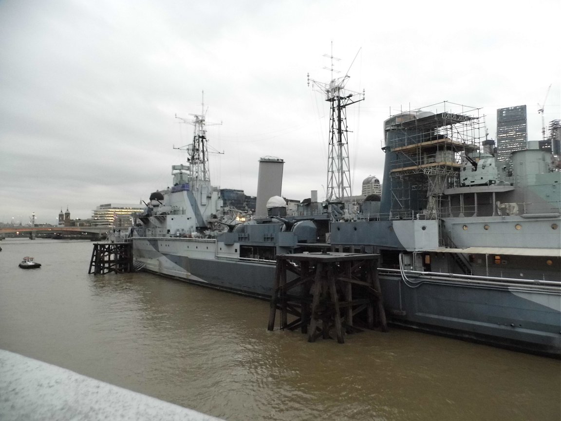 HMS belfast, London, Thursday 16/11/2017.. 