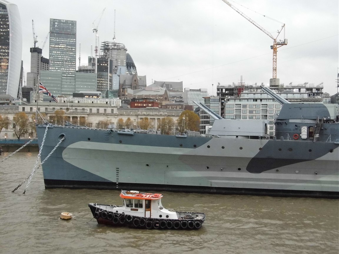 HMS belfast, London, Thursday 16/11/2017.. 