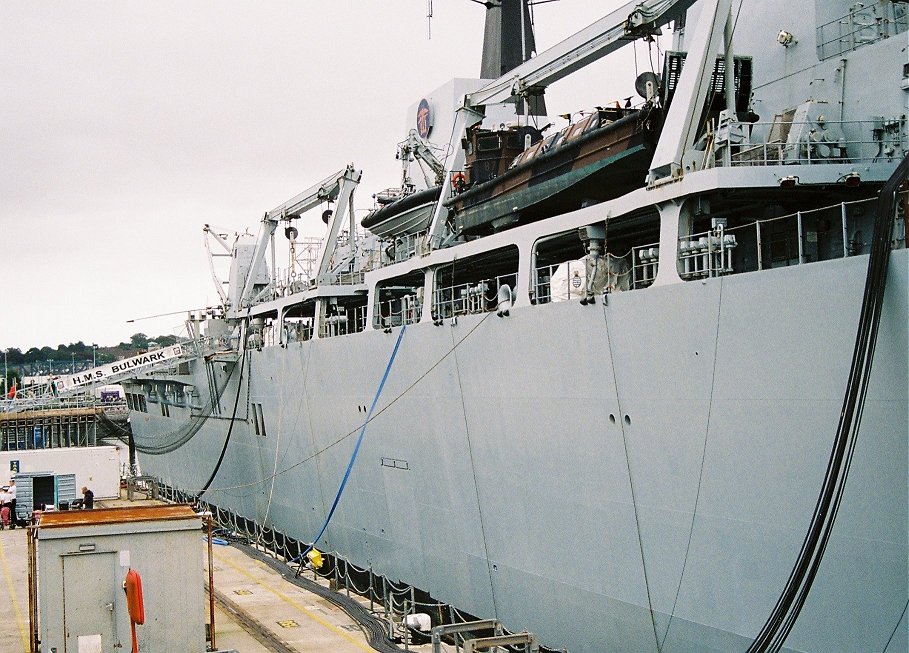 Assault ship L15 H.M.S. Bulwark at Plymouth Navy Days, Saturday September 5th 2009