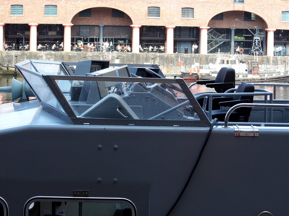 Explorer class coastal training patrol craft H.M.S. Charger at Liverpool Alberts Docks, May 26th 2013