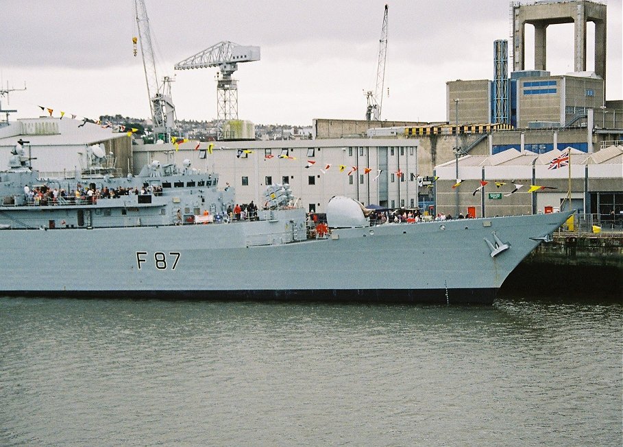 Type 22 HMS Chatham at Plymouth Navy Days, Saturday September 5th 2009