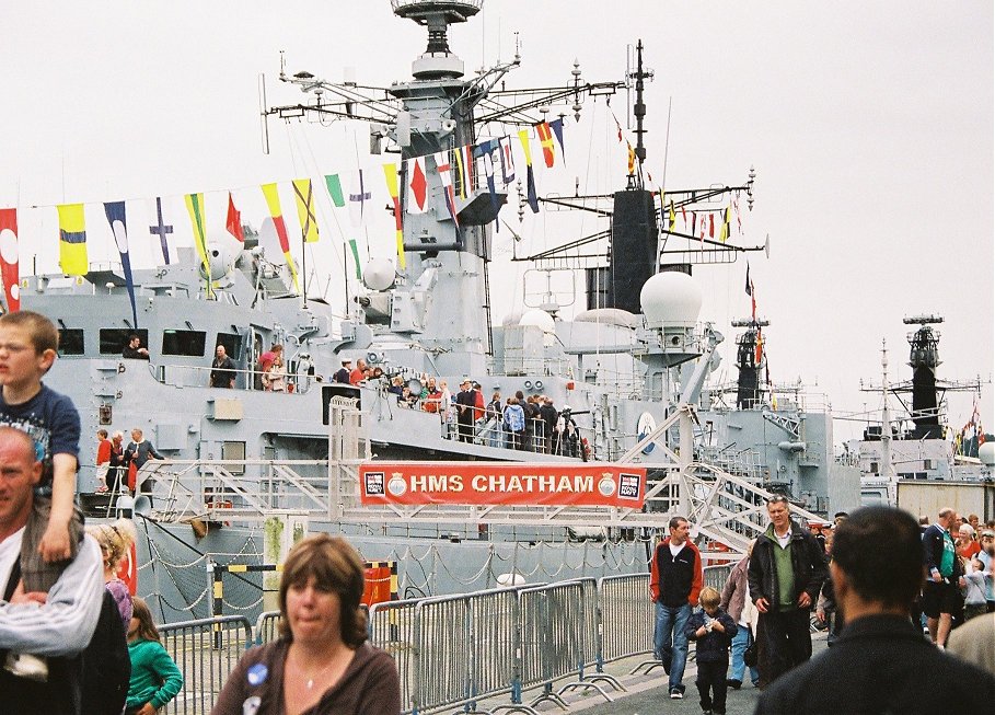 Type 22 HMS Chatham at Plymouth Navy Days, Saturday September 5th 2009