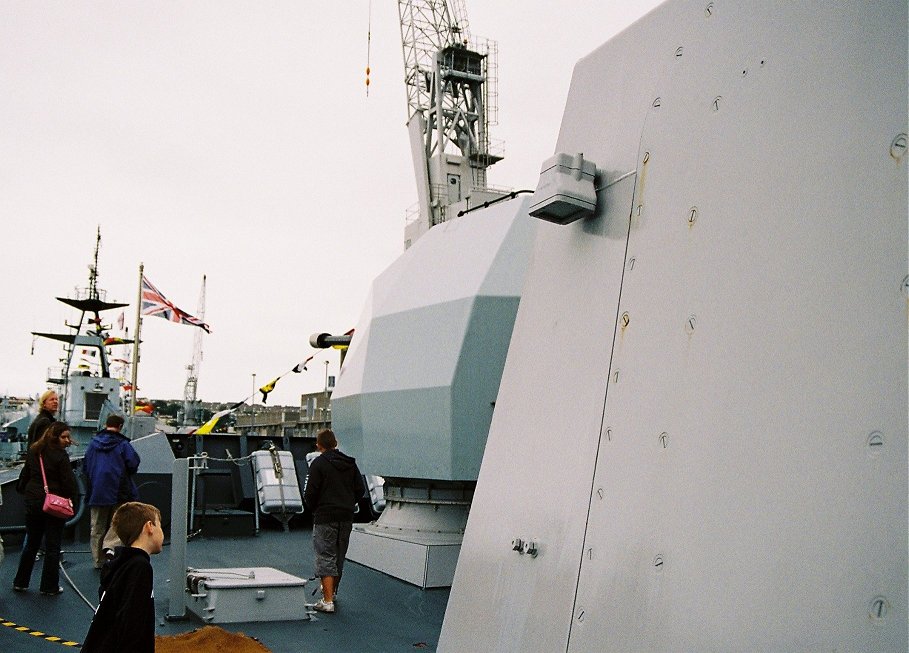 Type 45 destroyer H.M.S. Daring at Devonport Navy Days 2009