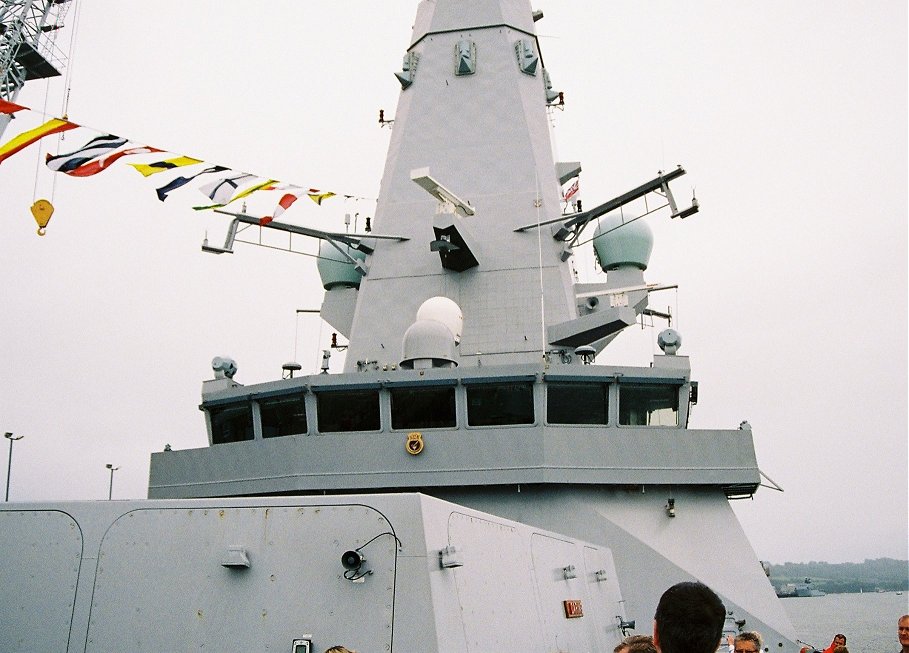 Type 45 destroyer H.M.S. Daring at Devonport Navy Days 2009