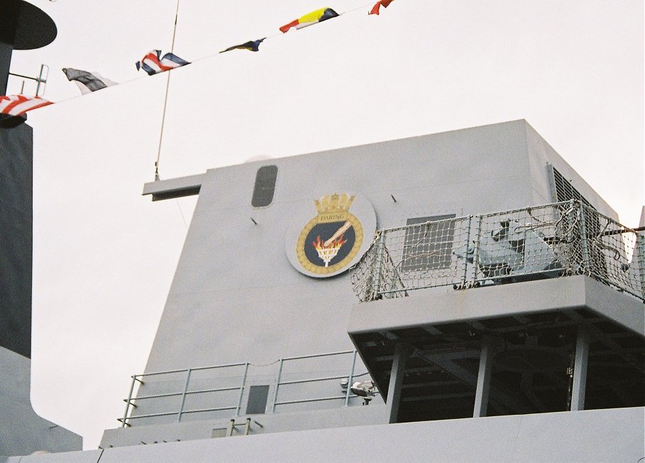 Type 45 destroyer H.M.S. Daring at Devonport Navy Days 2009