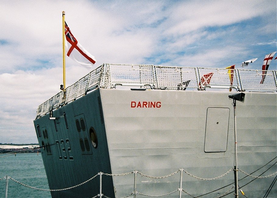 Type 45 destroyer H.M.S. Daring at Portsmouth Navy Days 2010