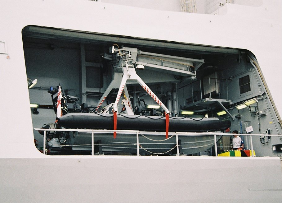 Type 45 destroyer H.M.S. Dauntless at Portsmouth Navy Days 2010