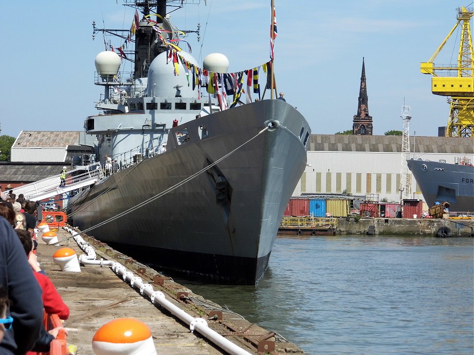 HMS Edinburgh, Cammell Laird, Birkenhead. Sunday 26/05/2013. 