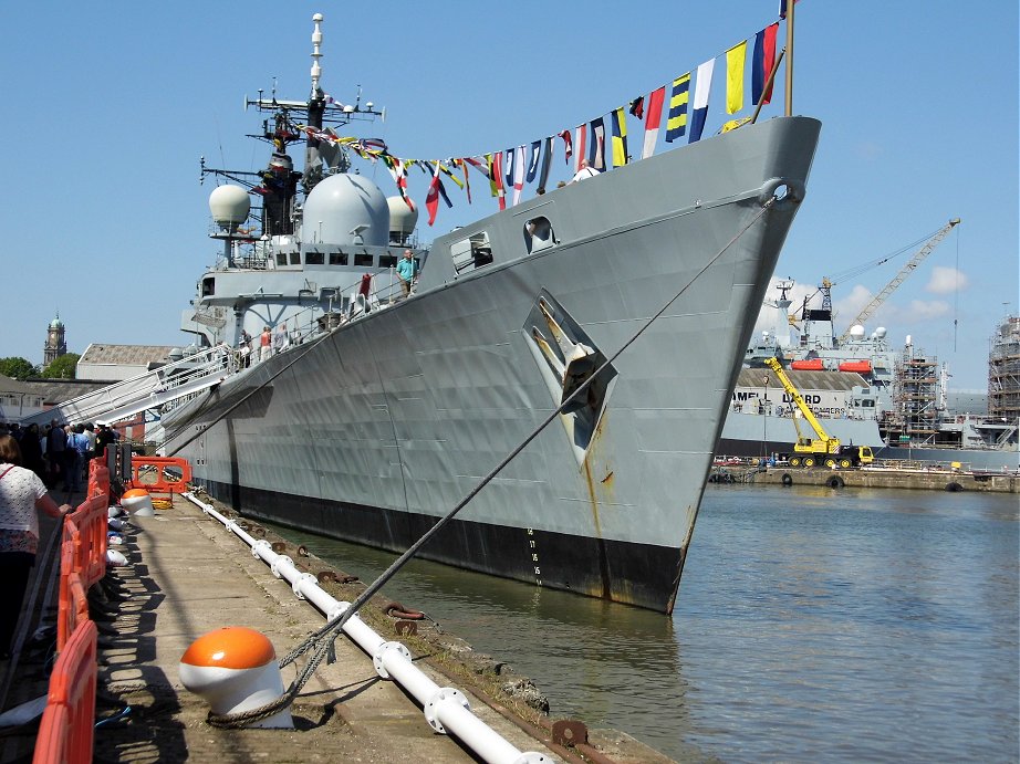 HMS Edinburgh, Cammell Laird, Birkenhead. Sunday 26/05/2013. 