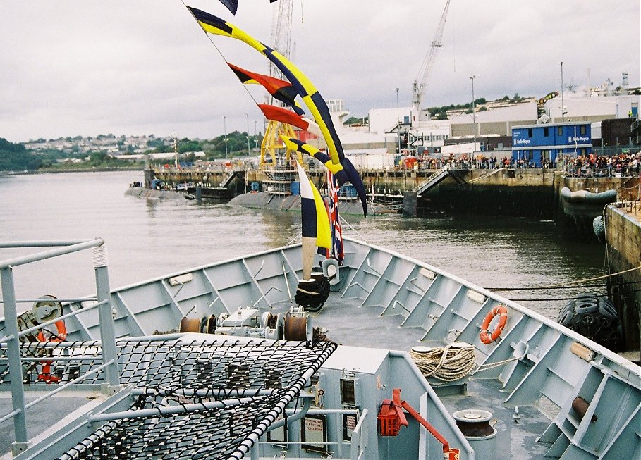 River class offshore patrol vessel H.M.S. Mersey at Devonport Navy Days 2009