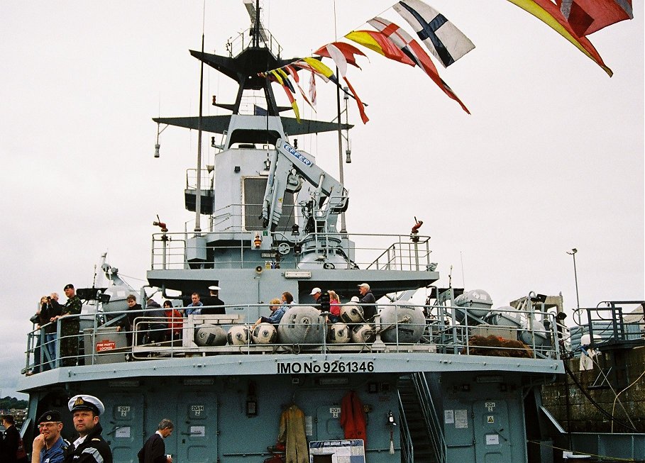 River class offshore patrol vessel H.M.S. Mersey at Devonport Navy Days 2009