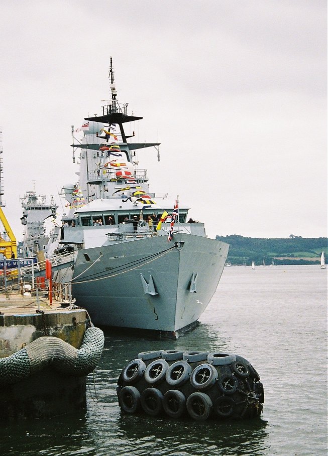 River class offshore patrol vessel H.M.S. Mersey at Devonport Navy Days 2009