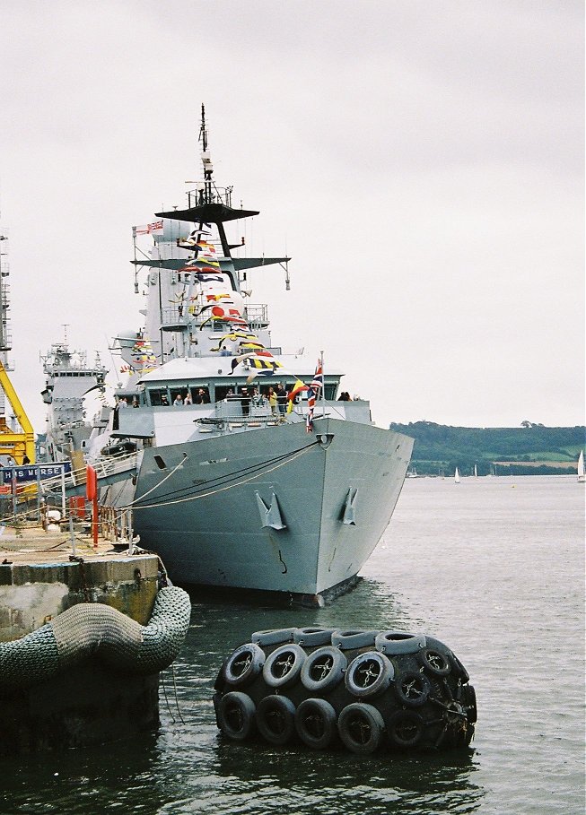 River class offshore patrol vessel H.M.S. Mersey at Devonport Navy Days 2009