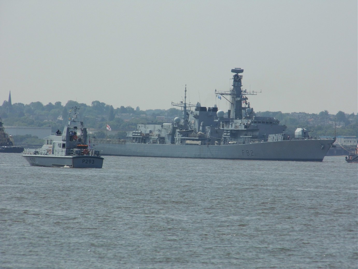 Type 23 frigate H.M.S. Somerset at Liverpool, May 28th 2018