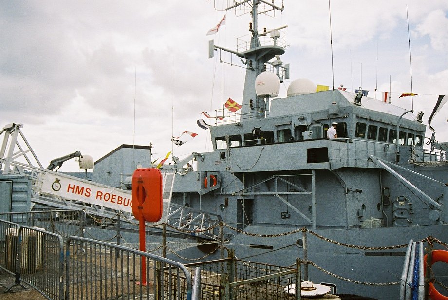 Survey ship H.M.S. Roebuck at Plymouth Navy Days 2006