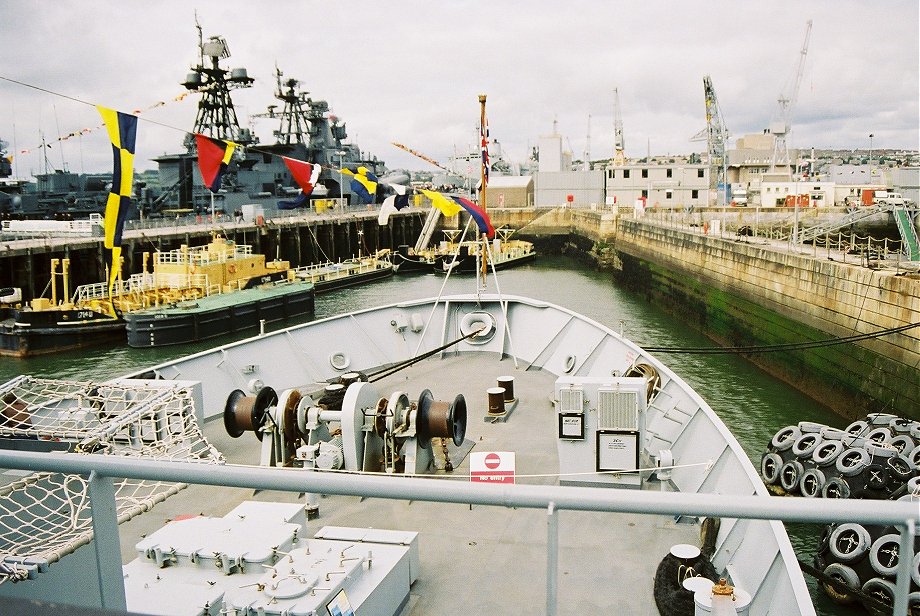 Survey ship H.M.S. Roebuck at Plymouth Navy Days 2006