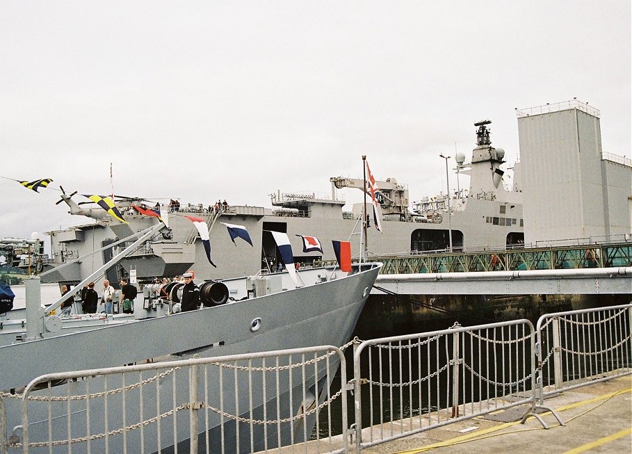 Survey ship H.M.S. Roebuck at Plymouth Navy Days, Saturday September 5th 2009