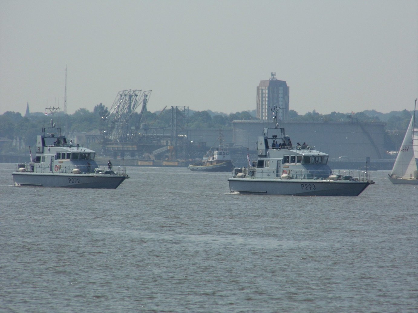 Explorer class coastal training patrol craft H.M.S. Ranger at Liverpool, May 28th 2018