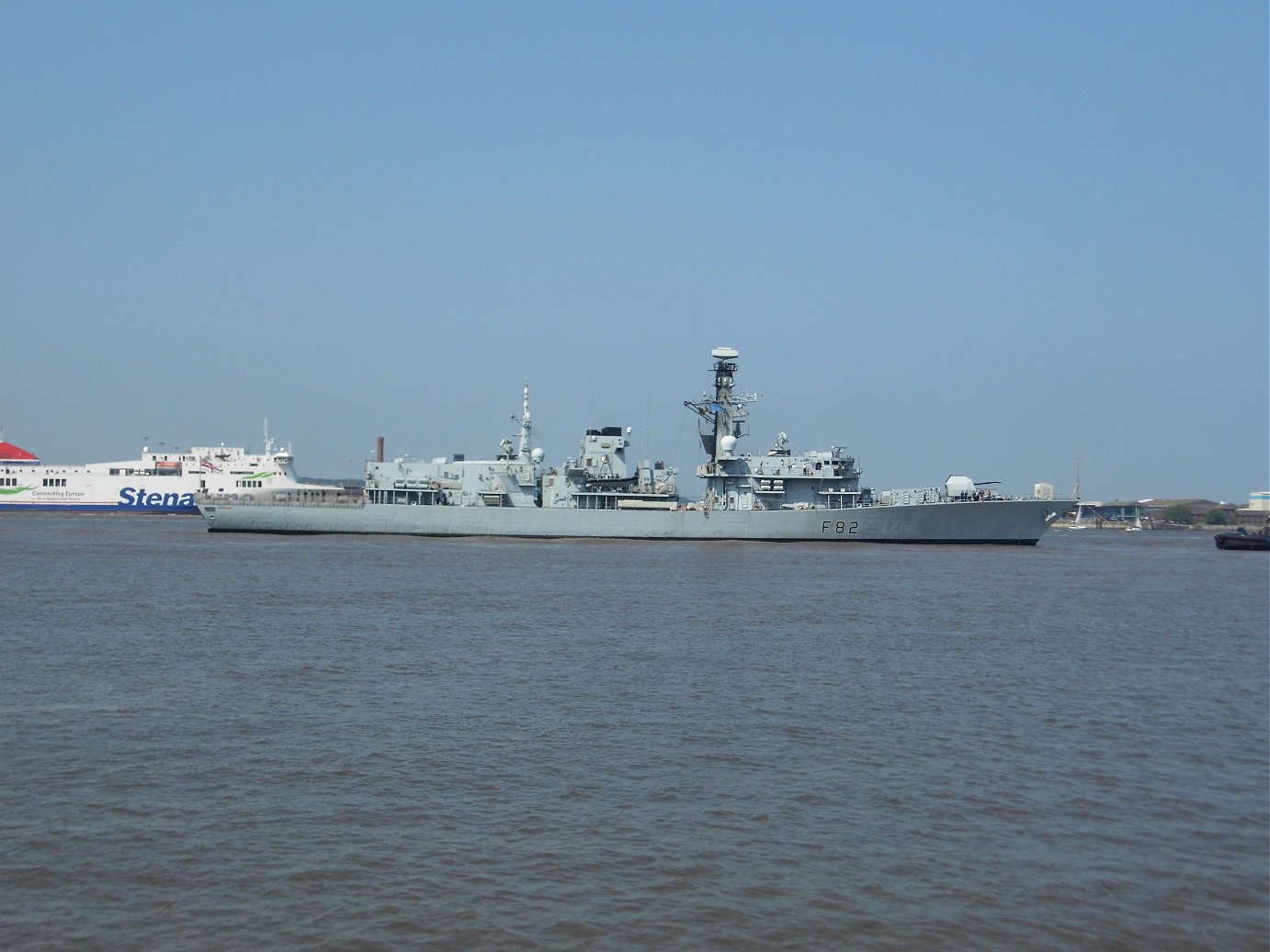 Type 23 frigate H.M.S. Somerset at Liverpool, May 28th 2018