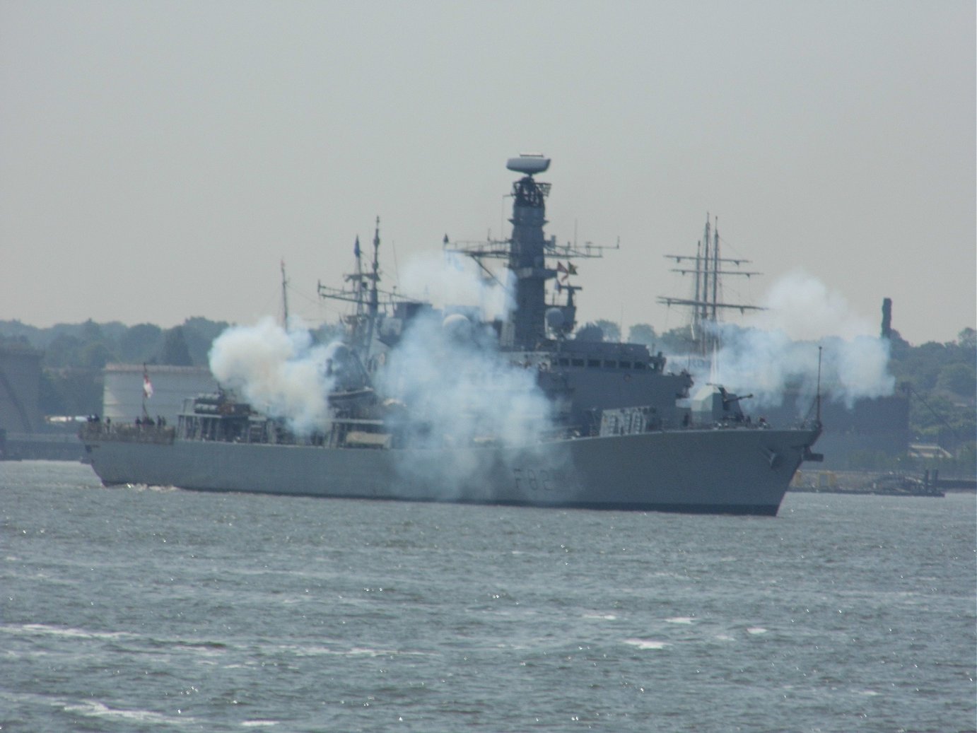 Type 23 frigate H.M.S. Somerset at Liverpool, May 28th 2018