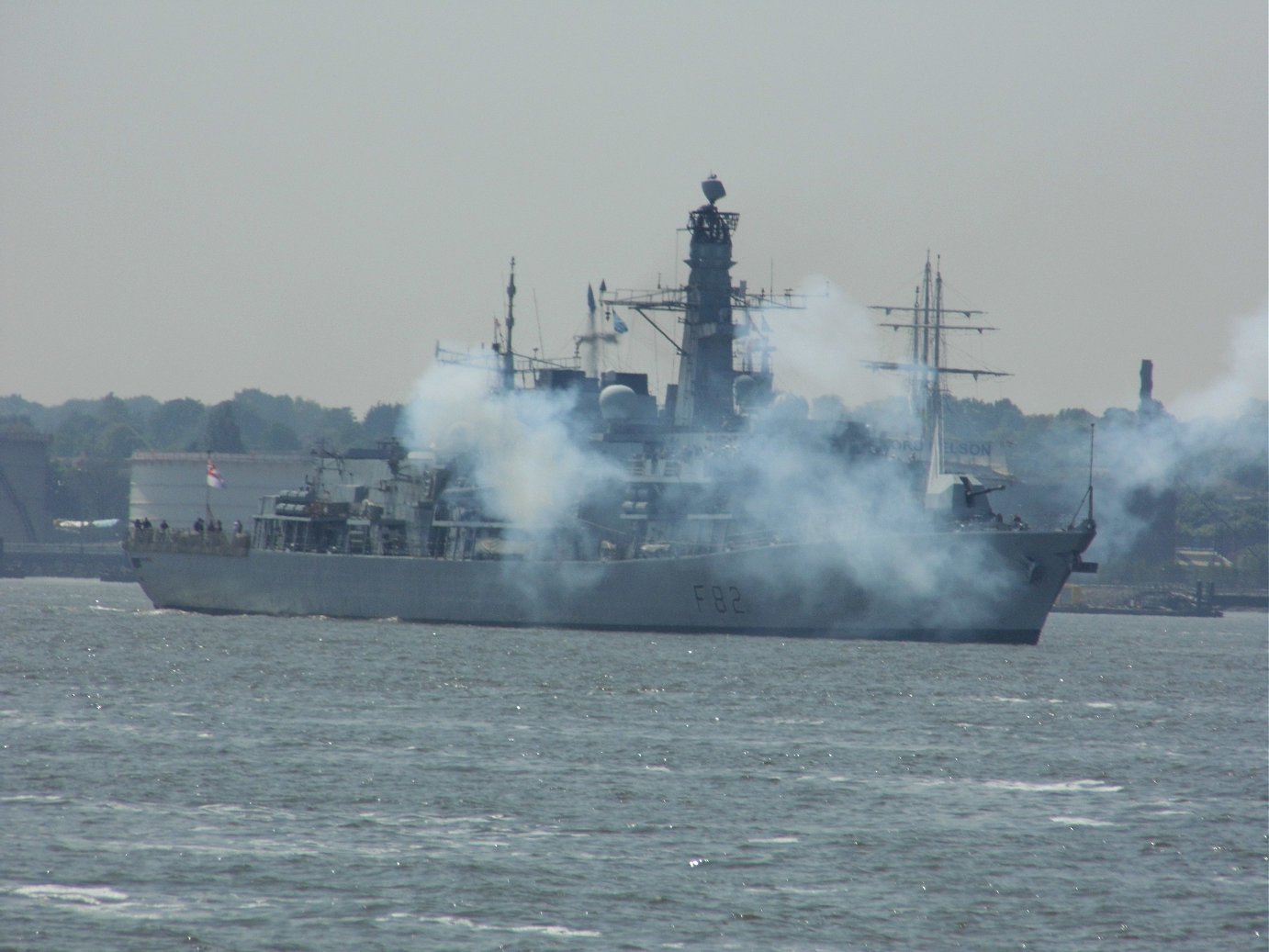 Type 23 frigate H.M.S. Somerset at Liverpool, May 28th 2018