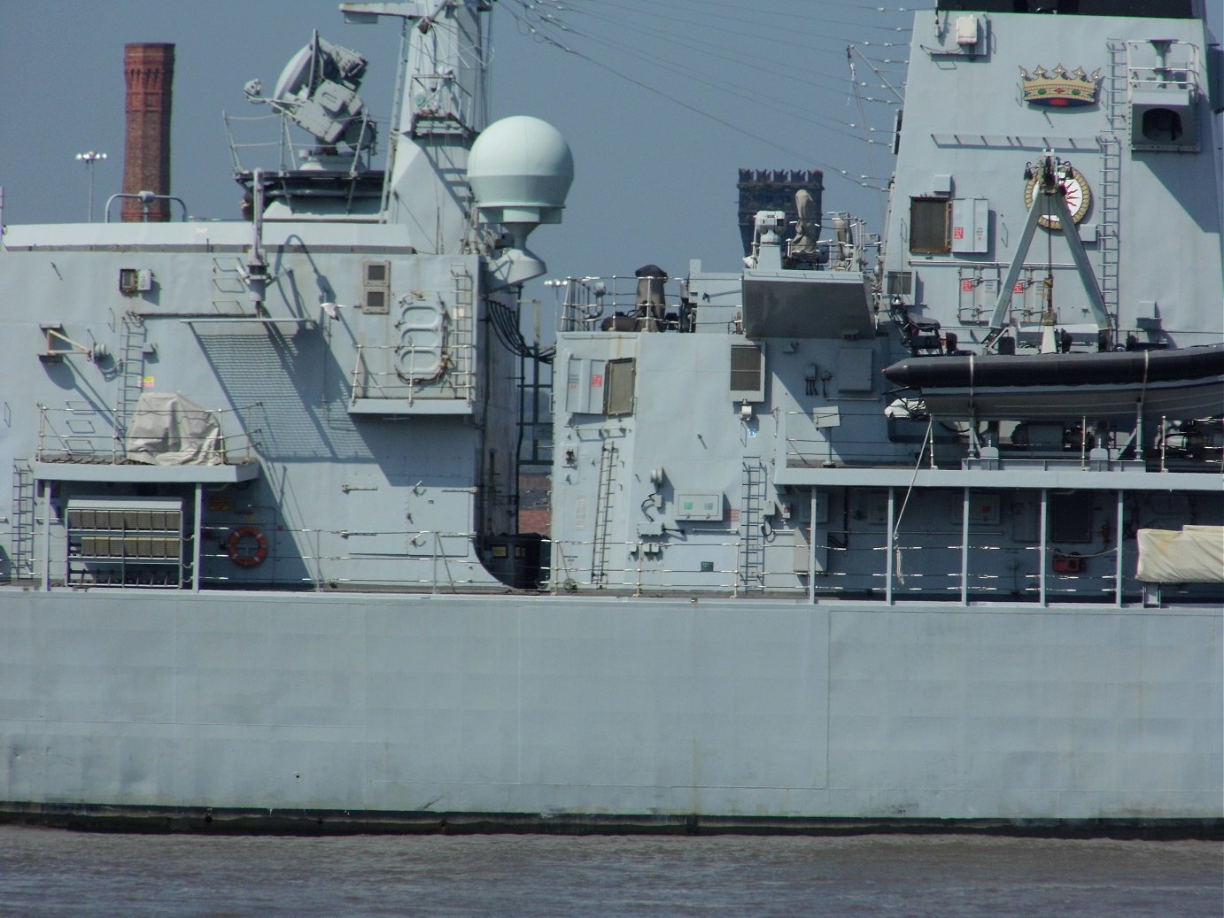 Type 23 frigate H.M.S. Somerset at Liverpool, May 28th 2018