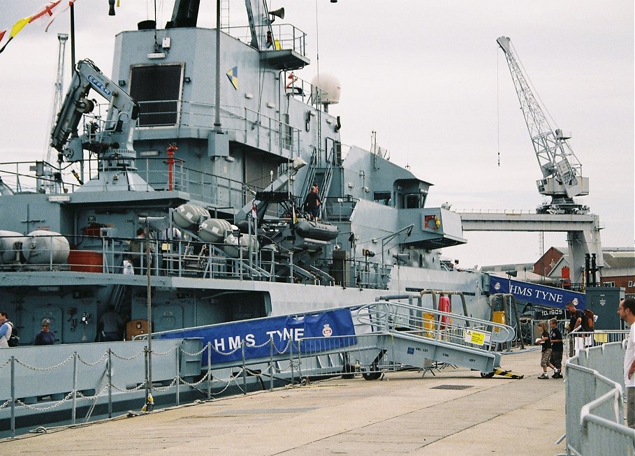 River class Offshore Patrol Vessel HMS Tyne P281, Portsmouth 2010.