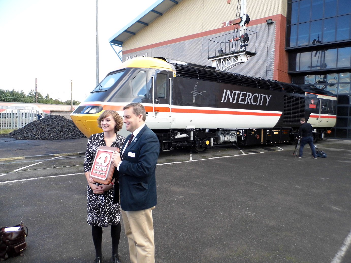 Papyrus nameplate for the record breaking A3 2750 which did 108 mph, Sat 28/12/2013. 