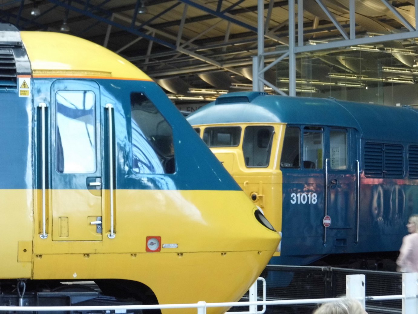 Nameplate of SR Battle of Britain 34109, Sat 28/12/2013. 