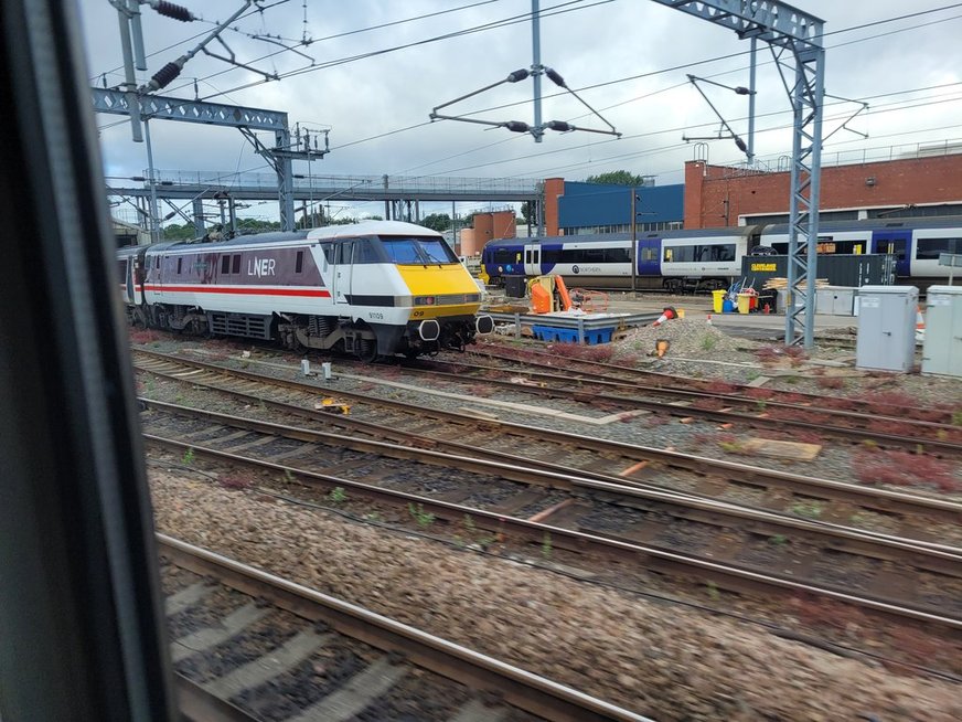 Cab of 60008 Dwight D. Eisenhower, Sat 28/12/2013. 