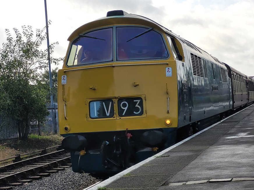 Nameplates for A4 60011 Empire of Inhyma and A2 60500 Edward Thompson, Sat 28/12/2013. 