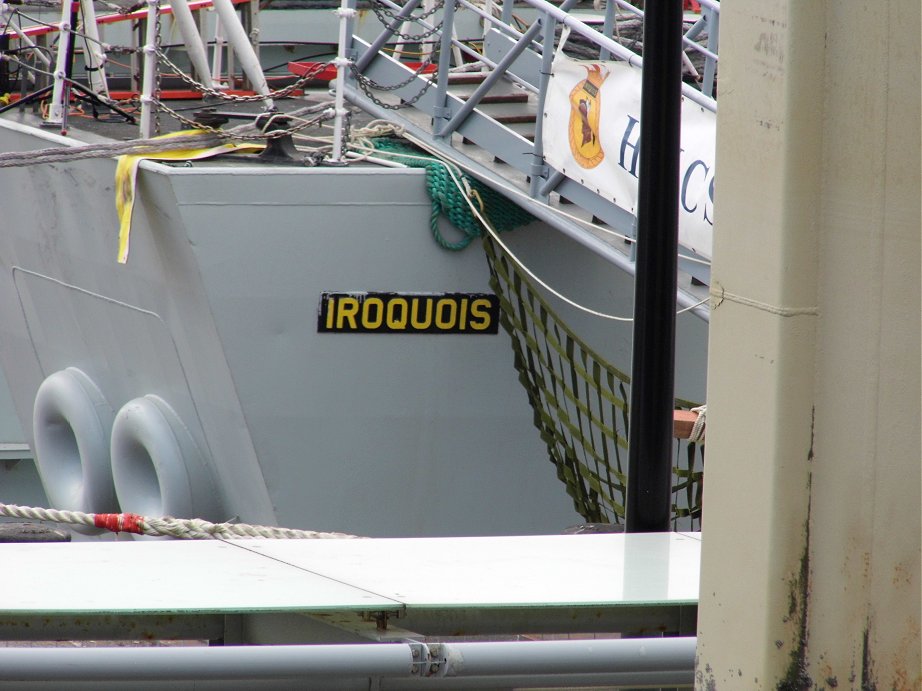 HMCS Iroquois, Liner terminal, Liverpool.  Sunday 26/05/2013. 