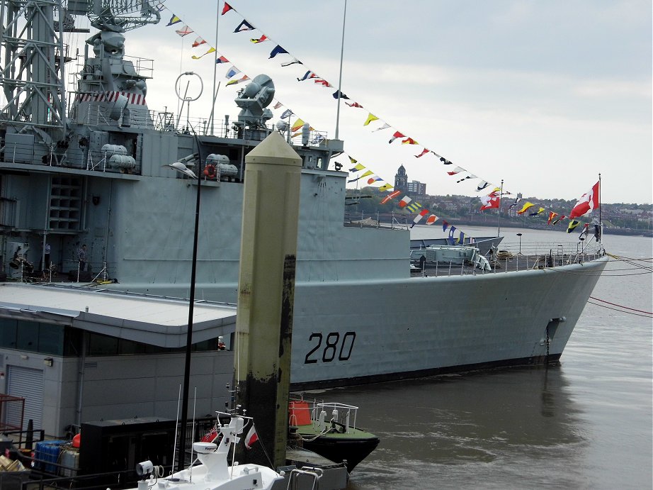 HMCS Iroquois, Liner terminal, Liverpool.  Sunday 26/05/2013. 