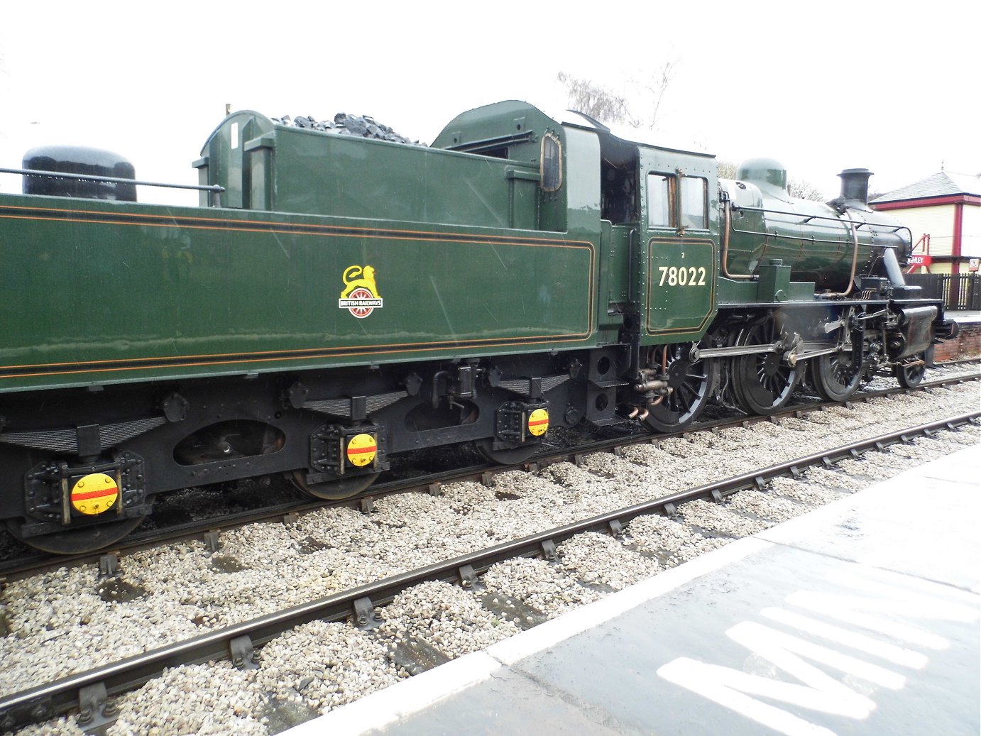 Nameplates for A4 60011 Empire of India and A2 60500 Edward Thompson, Sat 28/12/2013. 