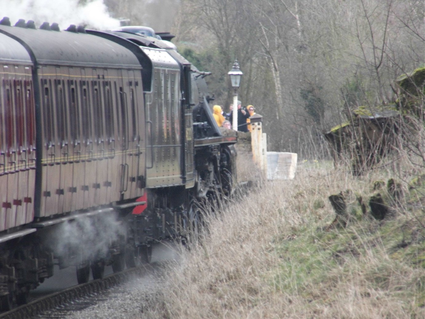 Nameplates for A4 60011 Empire of India and A2 60500 Edward Thompson, Sat 28/12/2013. 