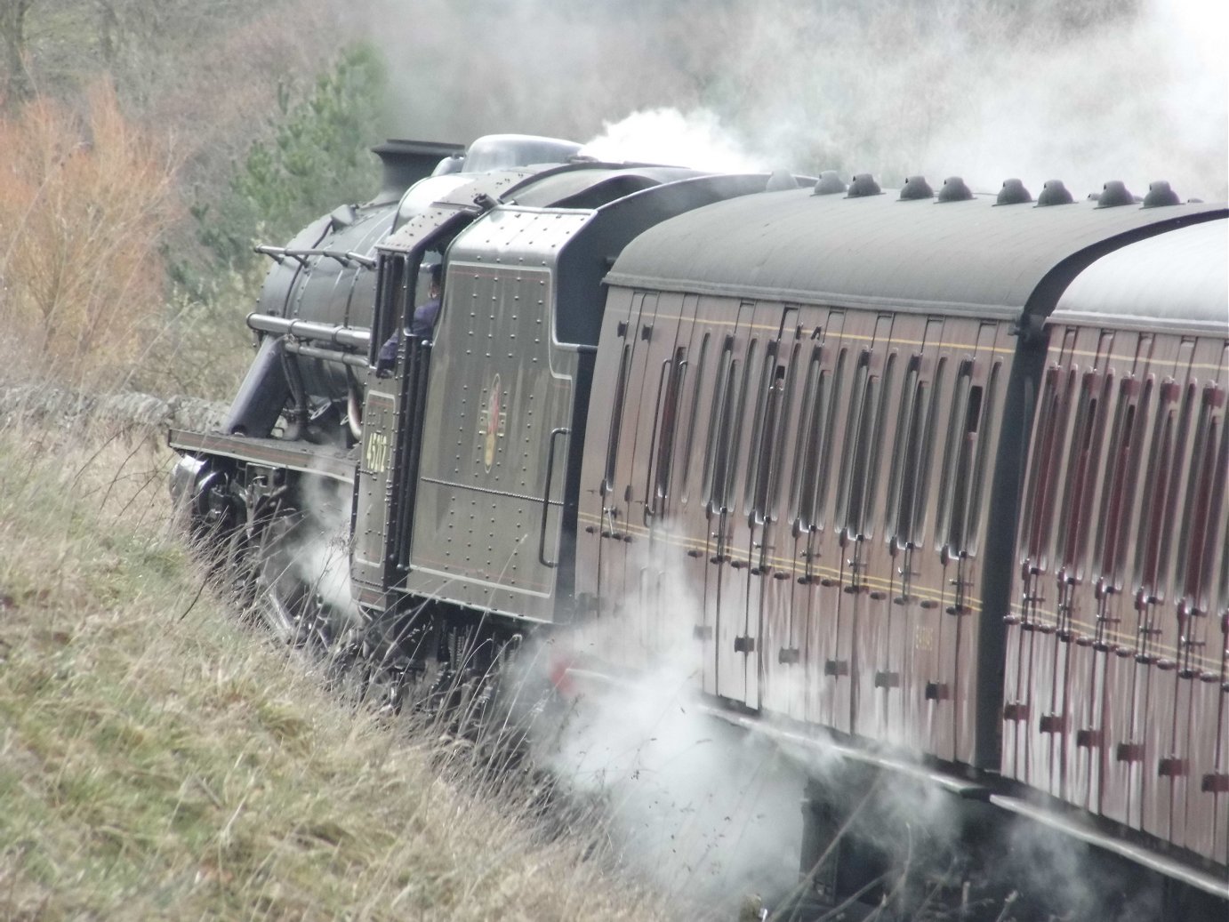 Nameplates for A4 60011 Empire of India and A2 60500 Edward Thompson, Sat 28/12/2013. 