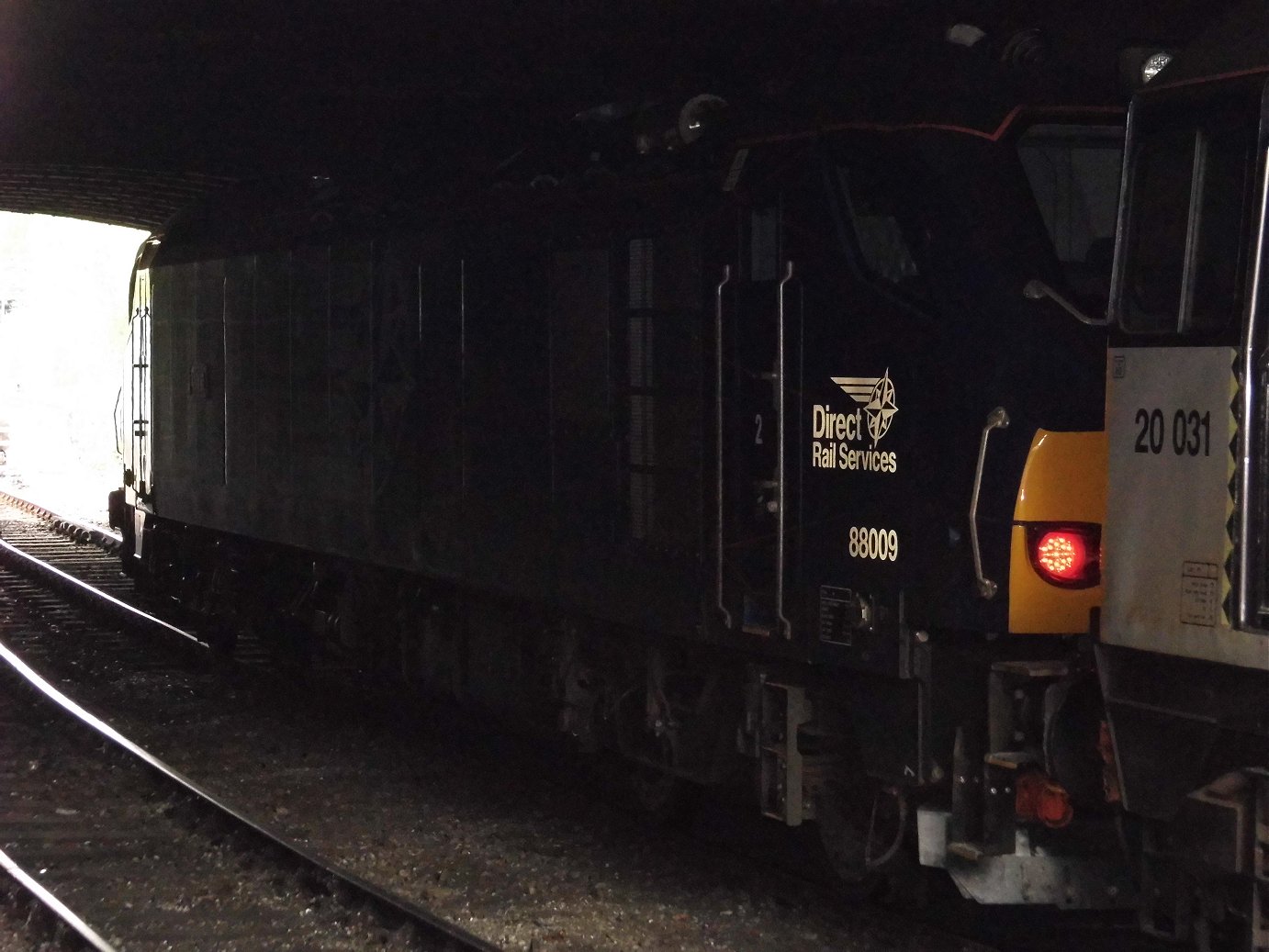 Cab of 60008 Dwight D. Eisenhower, Sat 28/12/2013. 