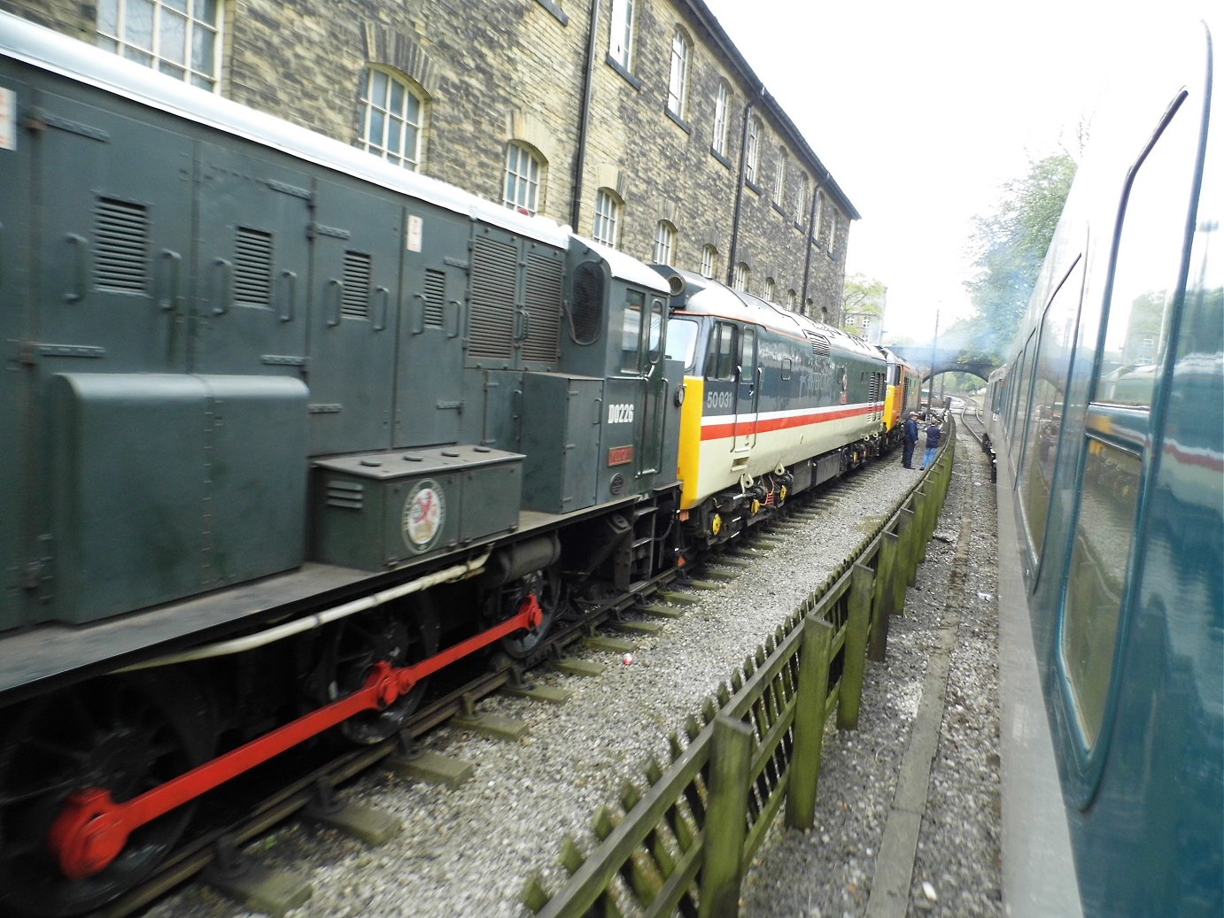 Nameplates for A4 60011 Empire of India and A2 60500 Edward Thompson, Sat 28/12/2013. 